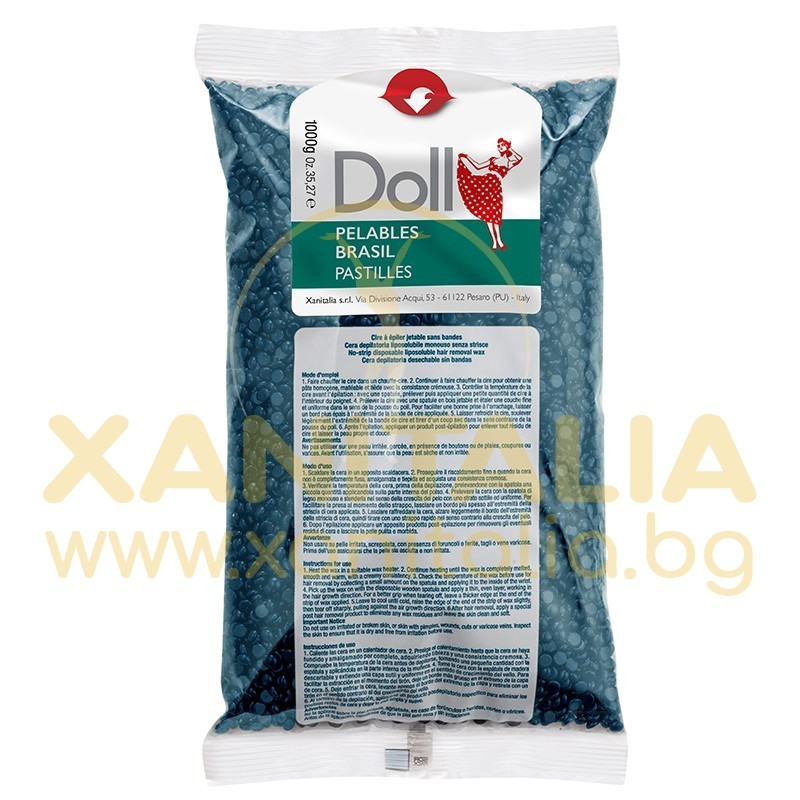 Пластична кола маска на гранули Азулеин / Blu Azulene, Xanitalia