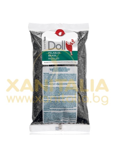 Пластична кола маска на гранули Черна / Black, Xanitalia