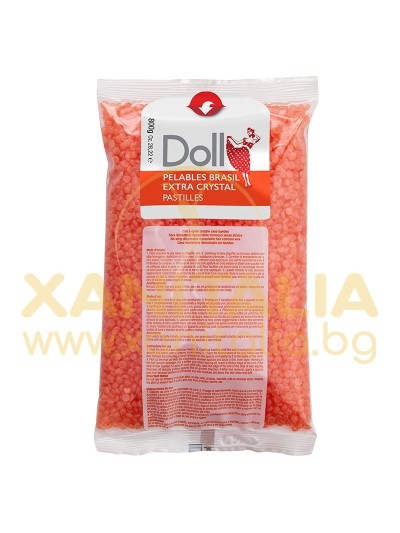 Пластична кола маска на гранули Розови перли / Orange crystal, Xanitalia