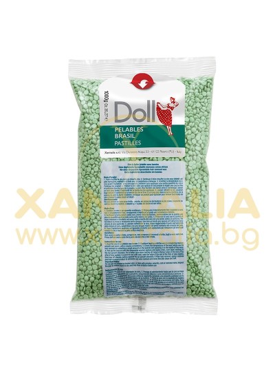 Пластична кола маска на гранули Зелен чай / Green Tea, Xanitalia